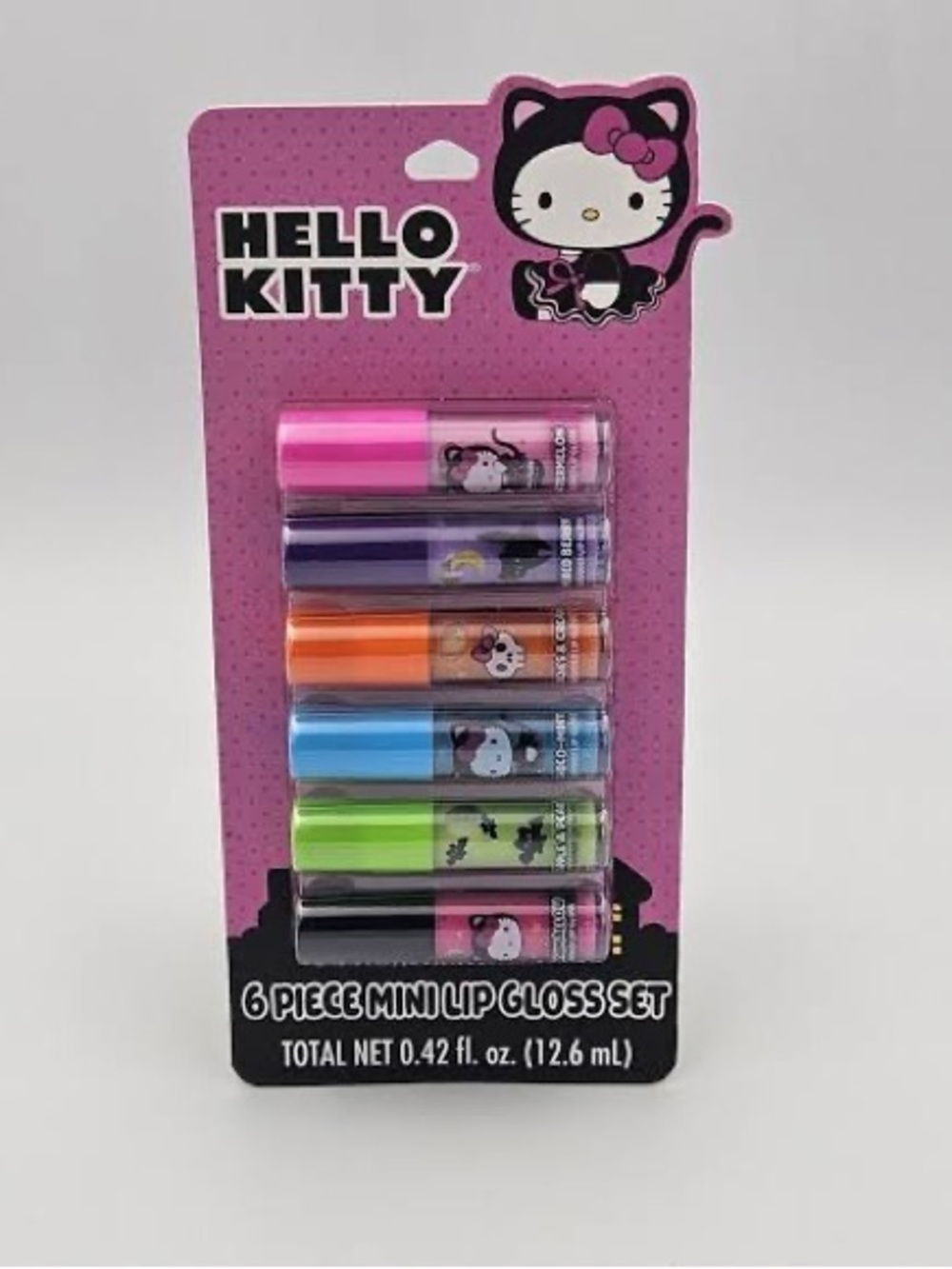 Hello Kitty 6 Piece Lip Gloss Mini Set